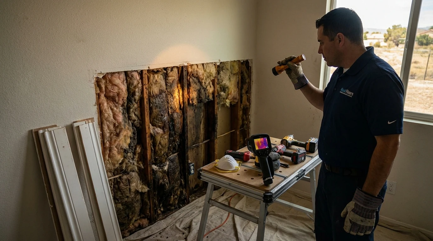 What does a musty smell from water damage mean: how to tell if you have water damage behind walls