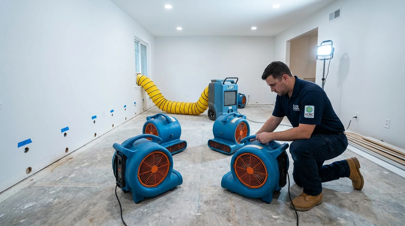 How do professionals extract standing water: what does the water damage restoration process involve