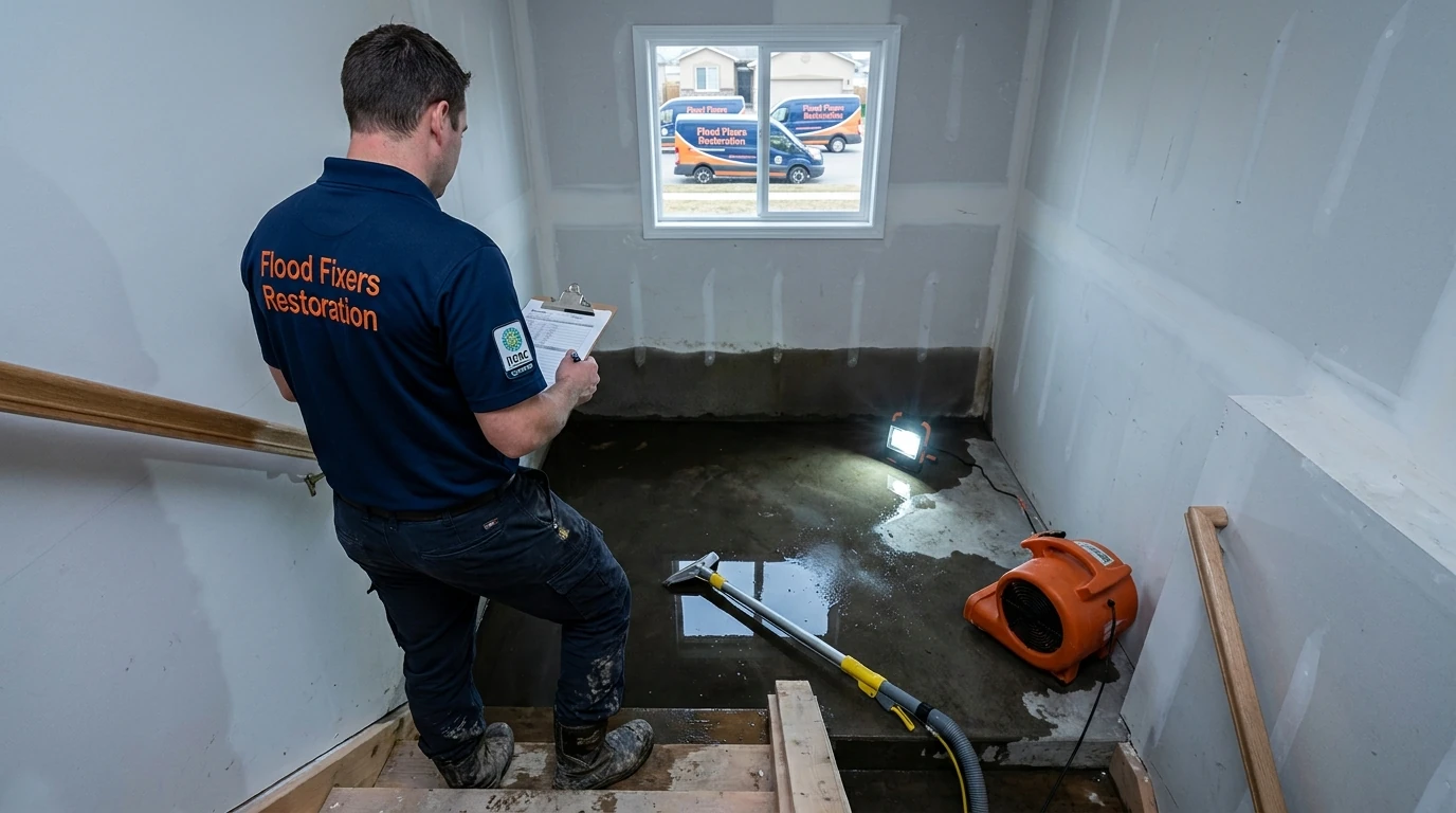 Basement Flooded: Who to Call First (Plumber, Restoration Company, or Insurer)