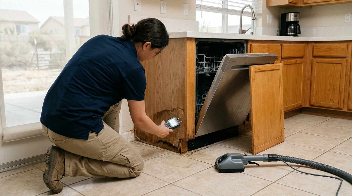Who to Call for Dishwasher Leak Water Damage in San Marcos, CA
