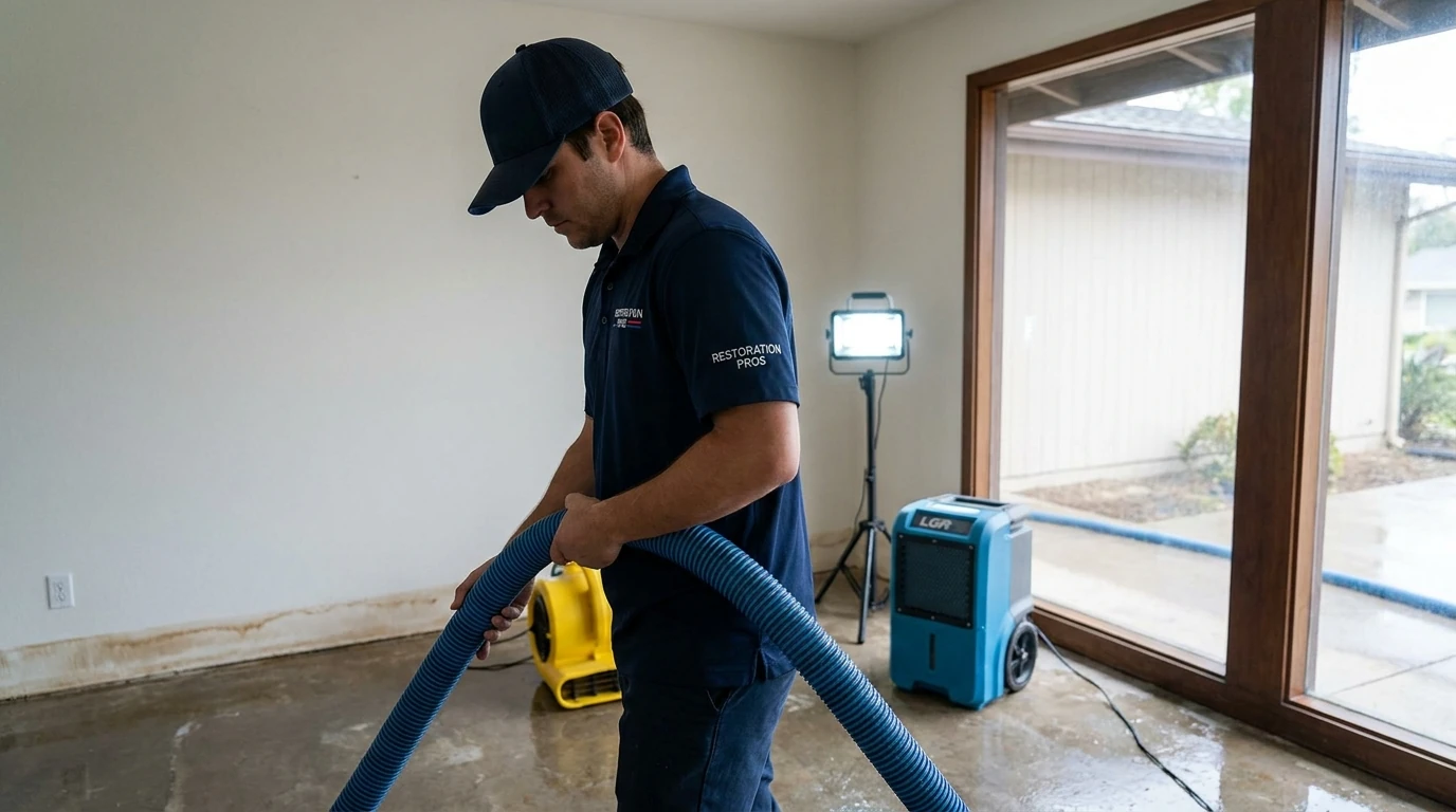 Is it safe to turn off the power before the water stops: who to call for water damage in San Marcos